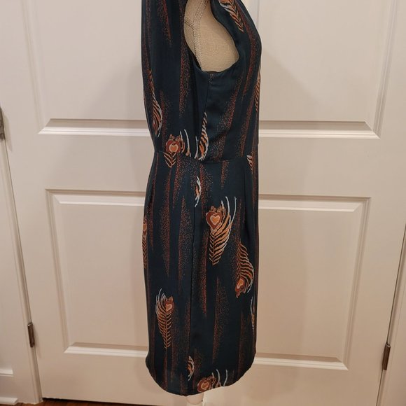 CORY Multicolor Semi Wrap dress, Size 10 - Picture 4 of 8